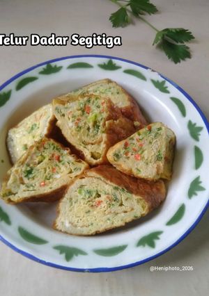 Foto resep Telur Dadar Segitiga