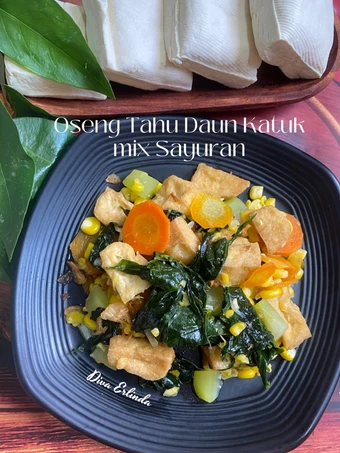 Cara Simple Membikin Resep  Oseng Tahu Daun Katuk mix Sayuran - Booster ASI yang Enak, Bisa Manjain Lidah