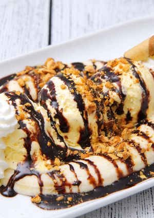 Banana split recept fotója