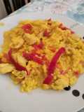 Arroz amarillo con pechuga de pollo