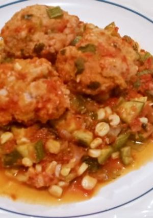 Una foto de Estofado de albóndigas "mágicas" 😋🍲🔮