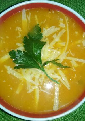 Una foto de Sopa de calabaza