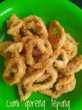 Cumi goreng tepung (sajiku)