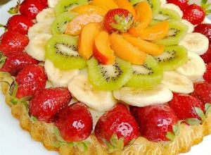 Une photo de Génoise aux fruits