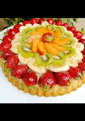Une photo de Génoise aux fruits