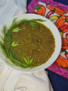 عکسی از دستور عدسی با گوشت چرخ کرده