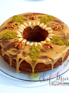 صورة لوصفة كيكة التمر الشهية جدا 😋