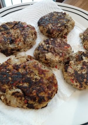 Una foto de Hamburguesas de berenjenas