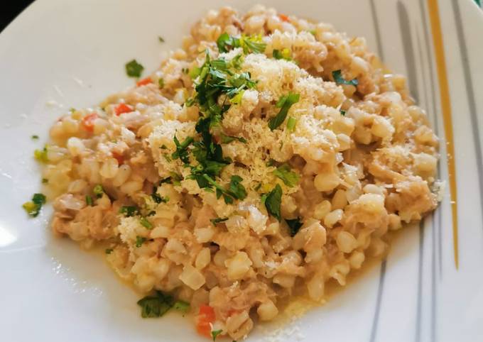 Risotto de trigo mote, fácil y económico Receta de neno- Cookpad