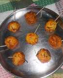 Idli bonda and idli lollipops