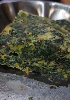 Una foto de Budín de acelga en micro