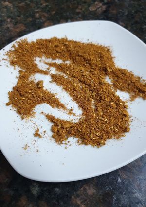 صورة لوصفة تحضير بهارات الكيجن منزليا
