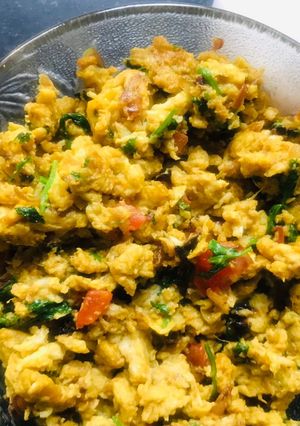 A picture of Punjabi Egg Bhurji.