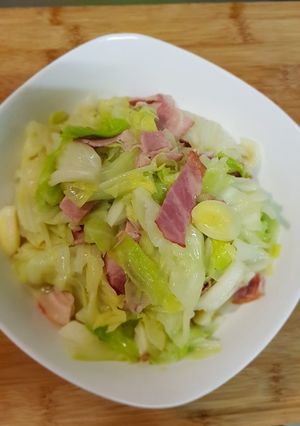 培根高麗菜 的食譜成品照片