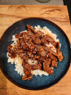 Une photo de Bœuf croustillant au soja