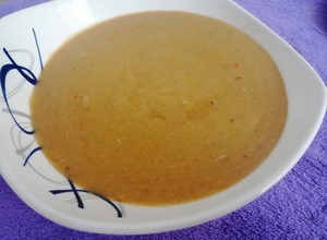 Una foto de Crema de verduras