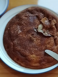 Una foto de Tarta de manzana en la estufa