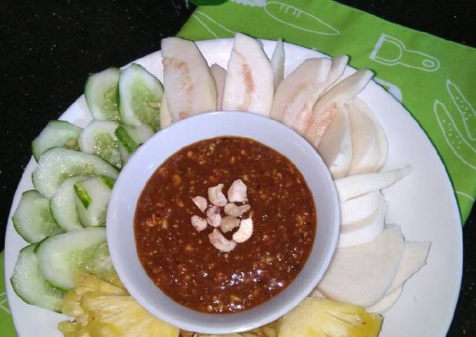 Ini dia! Resep memasak Bumbu Rujak Kacang Mede dijamin sempurna