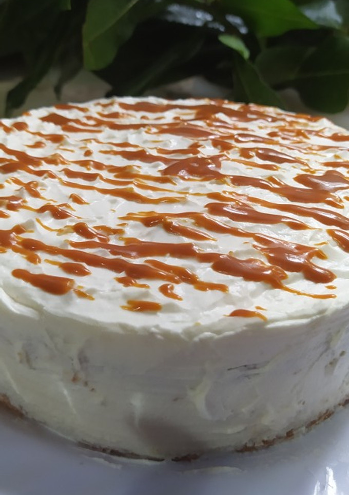 Una foto de Torta o Poke Cake de Dulce de Leche