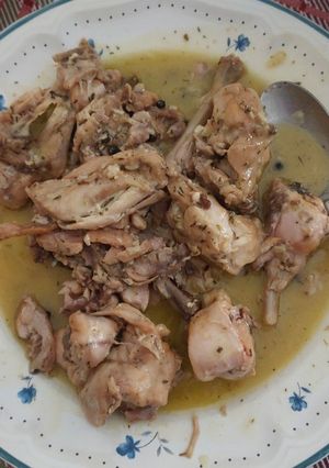 Una foto de Conejo en escabeche