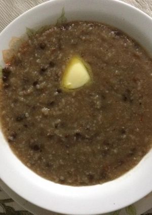 A picture of Mysore dal khichdi.