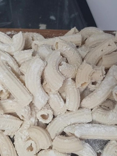 Una foto de Pasta casera al huevo para macarrones