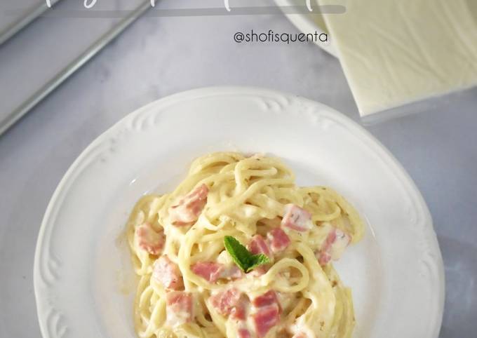 Resep Spaghetti Carbonara Oleh Shofisquenta Cookpad