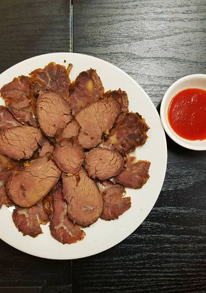 Hình của món Bò kho khô xứ Nghệ.