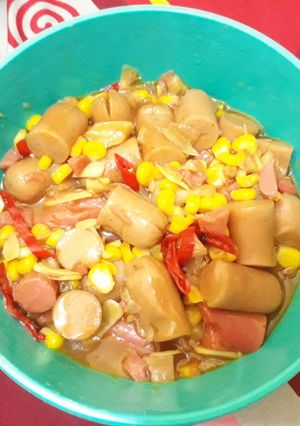 Foto resep Sosis jagung asam manis