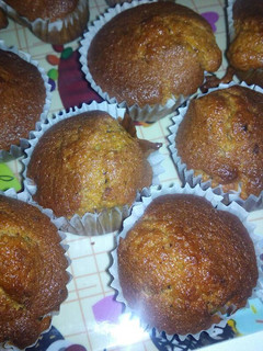 Una foto de Magdalenas de espelta y chocolate