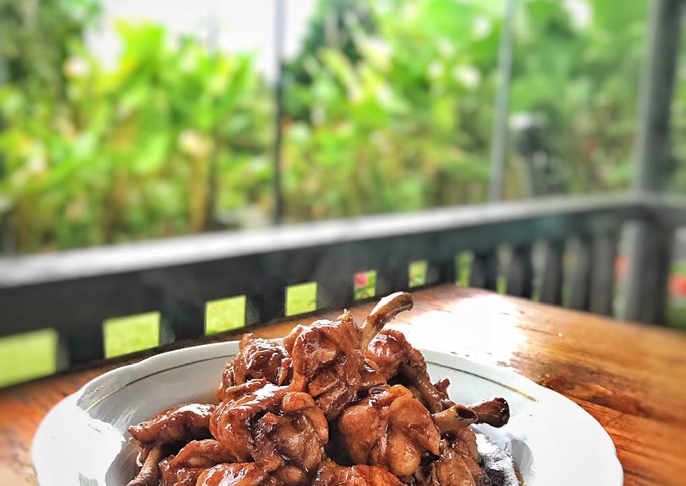 Paha Ayam masak Saus Tiram