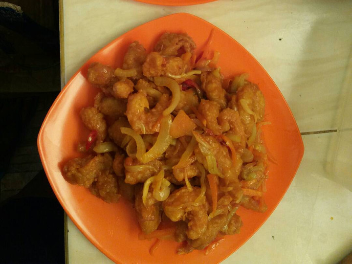 Cara Memasak Udang crispy asam manis Menu Enak