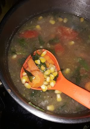 Foto resep Sop jagung sederhana