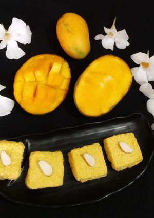 A picture of Mango Kalakand.