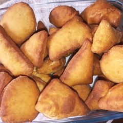A picture of Spicy mandazi.