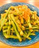 Đậu ve kho tương hột (chay)