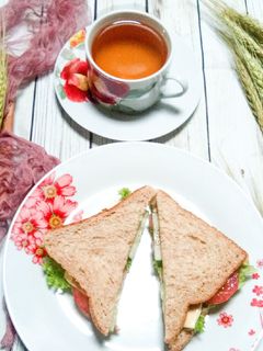 Gambar Sandwich Telur Berkeju