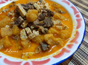 Foto resep Jangan Krecek Tempe Daging Sapi