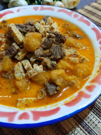 Cara Gampang Membikin Resep Jangan Krecek Tempe Daging Sapi yang  Bikin Ketagihan Anti Ribet, Mantap Sekali