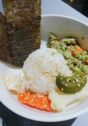 Una foto de Poke bowl