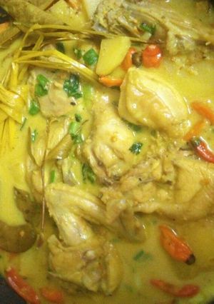 Foto resep Opor ayam bumbu kuning
