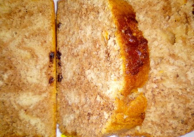 Recipe of Perfect Vanilla/chocolate chip cake loaf ๐