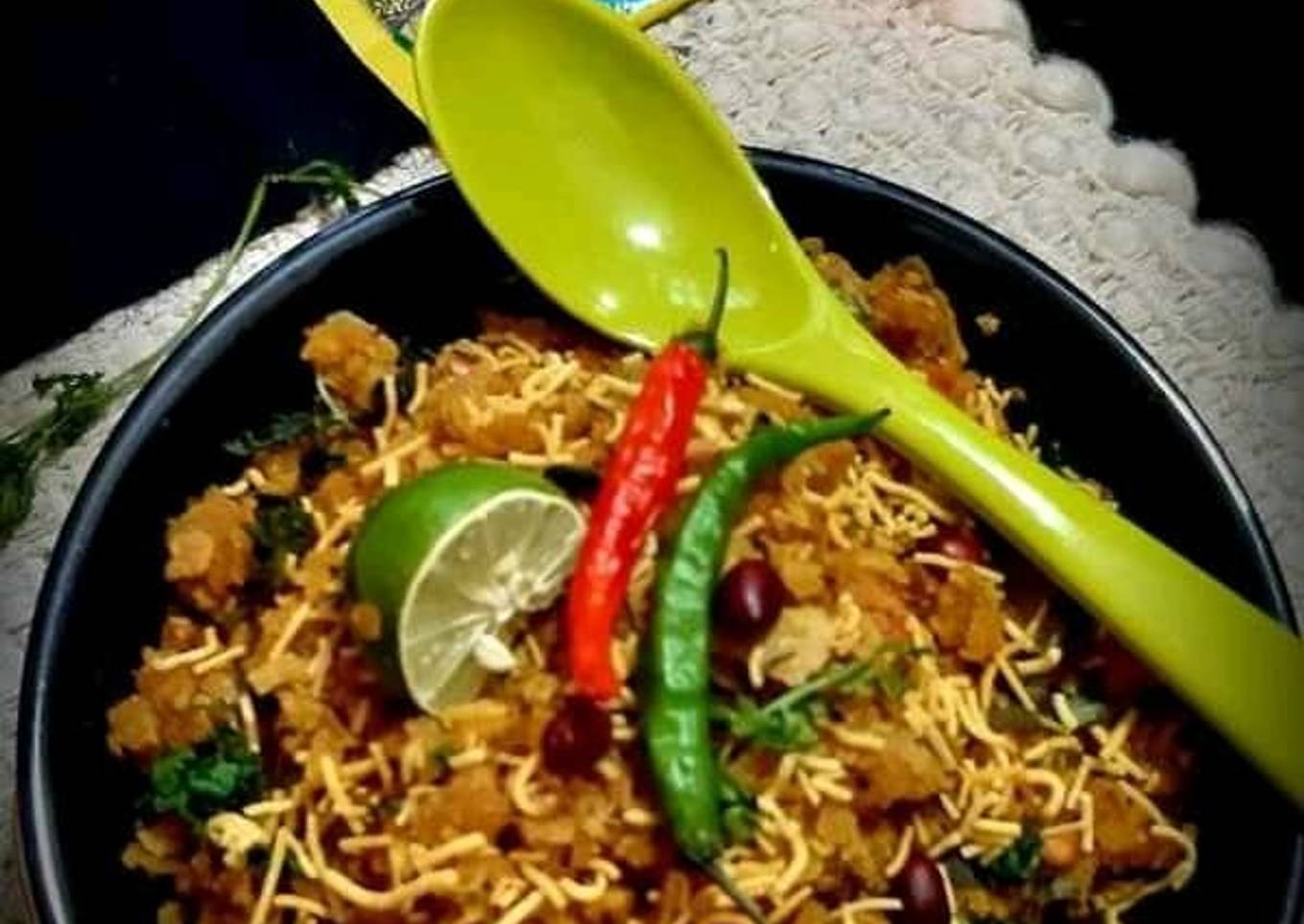 Leftover roti poha