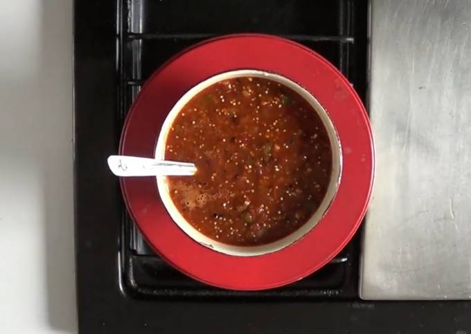 Salsa Roja Asada de Chile de Árbol Receta de Comidas de un Foráneo- Cookpad