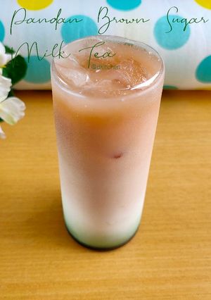 Foto resep Pandan Brown Sugar Milk Tea