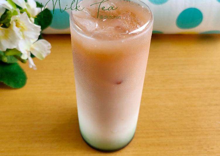 Resep Pandan Brown Sugar Milk Tea Anti Gagal