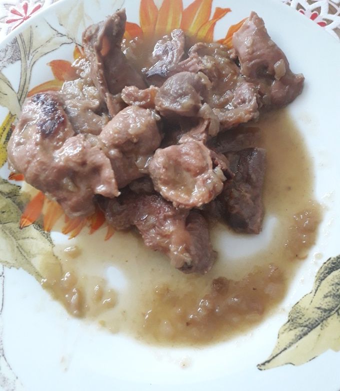 Foto di Durelli di pollo alle cipolle(VENTRIGLI)