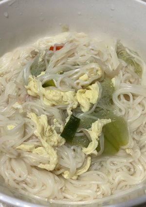 絲瓜麵線 的食譜成品照片