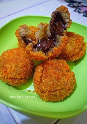 Foto resep Bola Pisang Coklat Lumer 🧆
