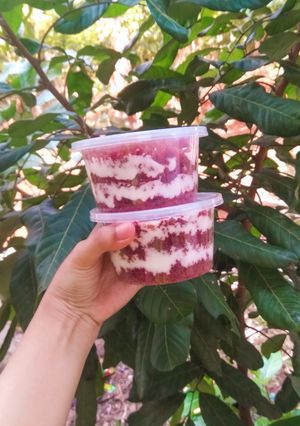 Foto resep Red velvet cup (1 telur)